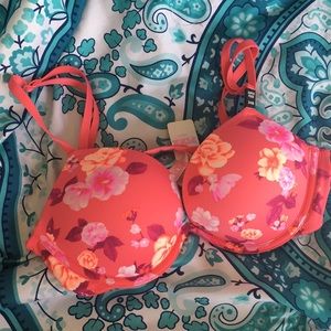 NWT VS pink super push bra